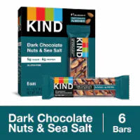 KIND Dark Chocolate Nuts & Sea Salt Nut Bars 6 Bars