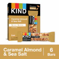 KIND Caramel Almond & Sea Salt Energy Bars 6 Bars
