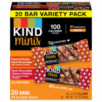 KIND Thins Dark Chocolate Nut Bars Variety Pack 20 ct