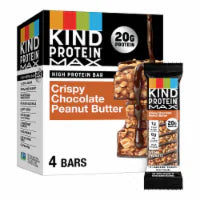 KIND Protein MAX Crispy Chocolate Peanut Butter Protein Bars 4 ct