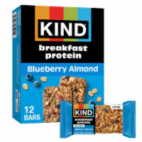 KIND Blueberry Almond Breakfast Protein Bars 12 Bars