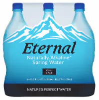 Eternal Naturally Alkaline® Spring Water 6 pack /20.2FL oz