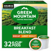 Green Mountain Coffee Roasters Breakfast Blend Decaf Light Roast K-Cup Coffee Pods 32 ct