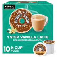 The Original Donut Shop One Step Vanilla Latte K-Cup Coffee Pods 10 ct