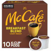 McCafe Breakfast Blend Light Roast K-Cup Coffee Pods 10 ct