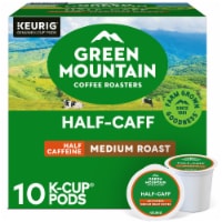 Green Mountain Coffee Roasters Half Caff Medium Roast K-Cup Coffee Pods 10 ct
