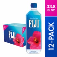 FIJI Natural Artesian Bottled Water 12 ct / 33.8 fl oz