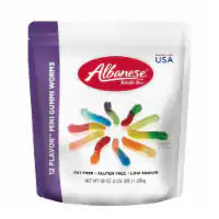 Albanese® Gluten Free Flavored Mini Gummy Worms 36 oz