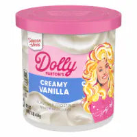 Duncan Hines Dolly Parton's Creamy Vanilla Flavored Frosting 16 OZ
