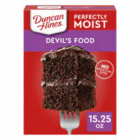 Duncan Hines Perfectly Moist Devil's Food Cake Mix 15.25 OZ