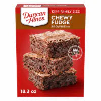 Duncan Hines Family Size Chewy Fudge Brownie Mix 18.300 OZ