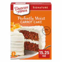 Duncan Hines Signature Perfectly Moist Carrot Cake Mix 15.25 OZ
