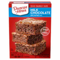 Duncan Hines Milk Chocolate Brownie Mix 18 OZ