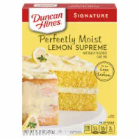 Duncan Hines® Signature Perfectly Moist Lemon Supreme Cake Mix 15.25 oz