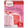 Duncan Hines Signature Perfectly Moist Strawberry Supreme Cake Mix 15.25 OZ