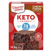 Duncan Hines Keto Friendly Chewy Fudge Brownie Mix, Gluten Free 10 OZ