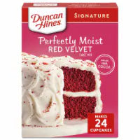 Duncan Hines Perfectly Moist Red Velvet Cake Mix 15.25 OZ