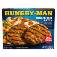 Hungry-Man Grilled Beef Patty Frozen Meal 15 OZ