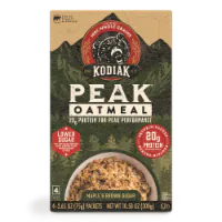 Kodiak® Peak Protein-Packed Maple Brown Sugar Oatmeal Packets with 20g Protein 10.58 oz
