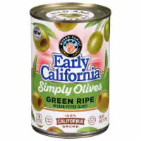 Early California Simply Green Ripe Medium Pitted California Olives 6 oz