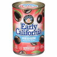 Early California® Medium Pitted Black Ripe Olives 6 oz