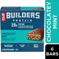 CLIF BUILDERS Chocolate Mint 20g Protein Bars 6 ct