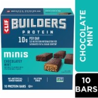 CLIF BUILDERS Minis Chocolate Mint 10g Protein Bars 10 ct