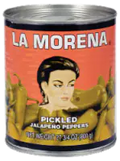 La Morena Pickled Whole Jalapeno Peppers 28.2 oz