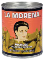 La Morena Pickled Whole Jalapeno Peppers 28.2 oz