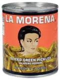 La Morena® Sliced Green Pickled Jalapeno Peppers 27.75 oz