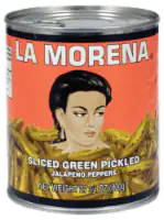 La Morena® Sliced Green Pickled Jalapeno Peppers 27.75 oz