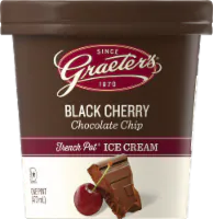 Graeter's® Black Cherry Chocolate Chip Ice Cream Pint