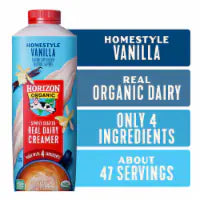 Horizon Organic Real Dairy Homestyle Vanilla Coffee Creamer Carton 24 fl oz
