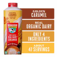 Horizon Organic Real Dairy Golden Caramel Coffee Creamer Carton 24 fl oz