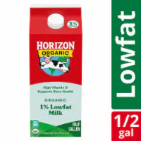 Horizon Organic 1% Lowfat Milk Half Gallon