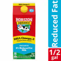 Horizon Organic DHA Omega-3 2% Reduced Fat Half Gallon