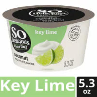 So Delicious Key Lime Dairy Free Vegan Coconut Milk Yogurt Cup 5.3 fl oz