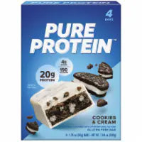 Pure Protein™ Cookies & Cream Protein Bars 4 ct