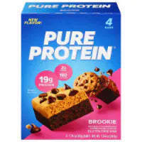 Pure Protein® Brookie Gluten Free Protein Bars 4 ct / 1.76 oz