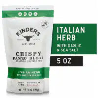 Kinder's® Italian Herb with Garlic & Sea Salt Crispy Panko Blend Seasoned Coating Mix 5 oz