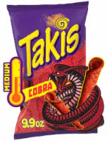 Takis Cobra Worcestershire Sauce Rolled Tortilla Chips 9.9 oz