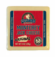Maple Leaf Original Monterey Jack Cheese Block 8 oz