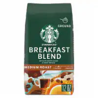 Starbucks® Breakfast Blend Medium Roast Ground Coffee 12 oz