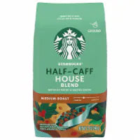 Starbucks® Half-Caff House Blend Medium Roast Ground Coffee 12 oz