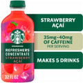 Starbucks® Strawberry Acai Refresher Concentrate 32 oz