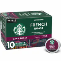 Starbucks® French Roast Dark Roast K-Cup® Coffee Pods 10 pk / 4.2 oz
