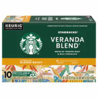 Starbucks® Veranda Blend Light Roast K-Cup Coffee Pods 10 pods