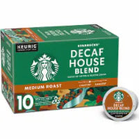 Starbucks® Decaf House Blend Medium Roast K-Cup® Coffee Pods 10ct