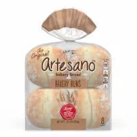 Alfaro's Artesano White Bakery Buns 8 pc / 19 oz