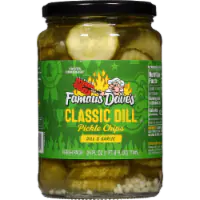 Famous Dave's® Classic Dill Pickle Chips 24 fl oz